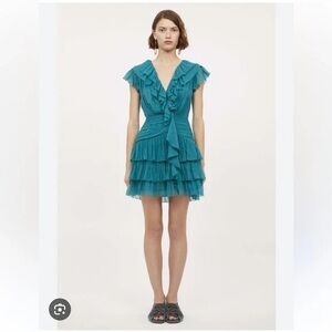 Ulla Johnson Zina silk ruffle dress‎